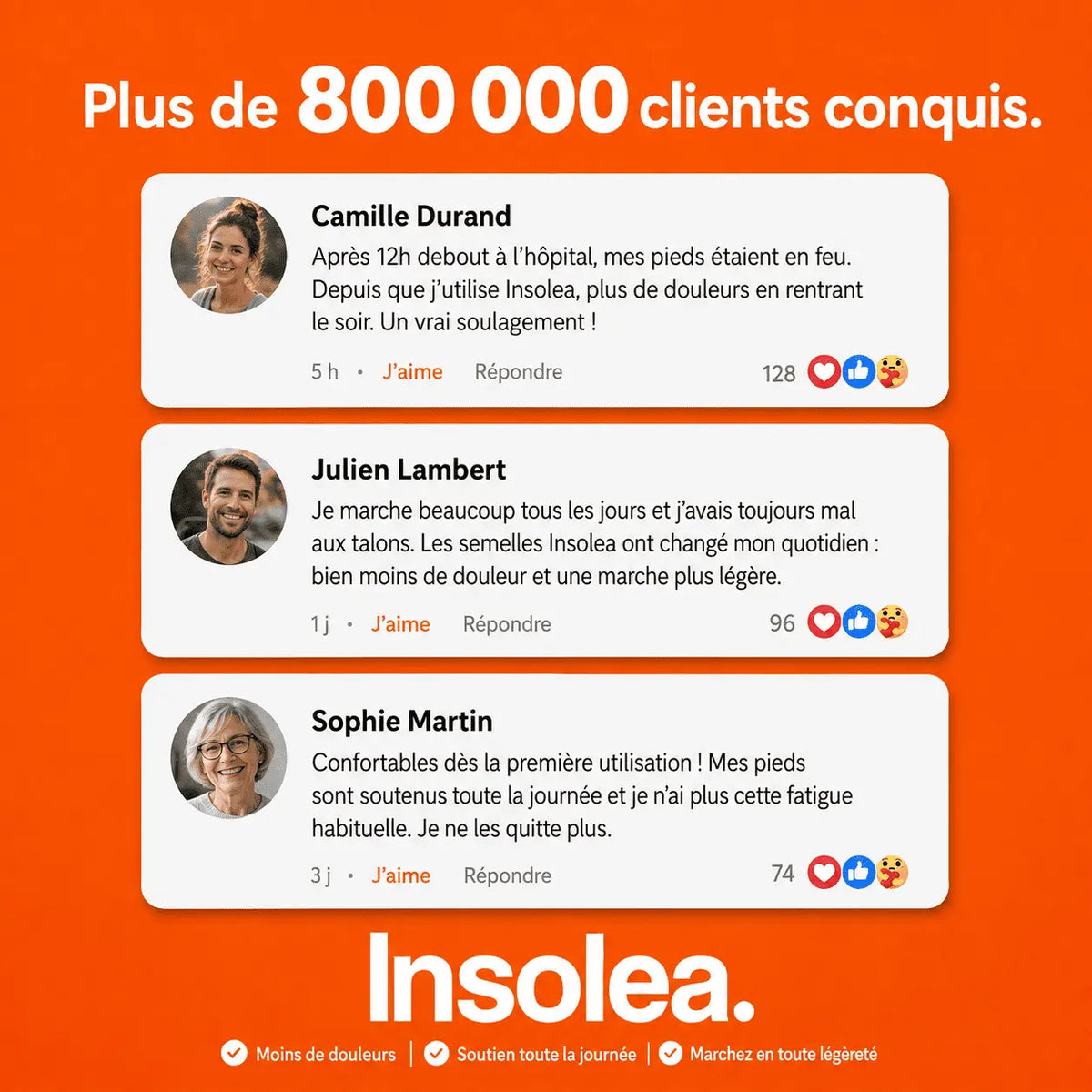 Semelles Massantes INSOLEA™